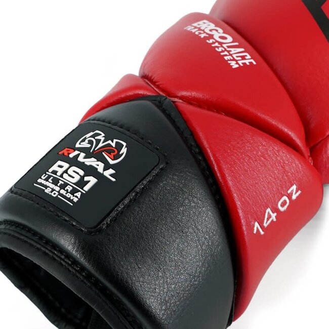 Rival RS1 Ultra Sparring Bokshandschoenen 2.0 – Rood