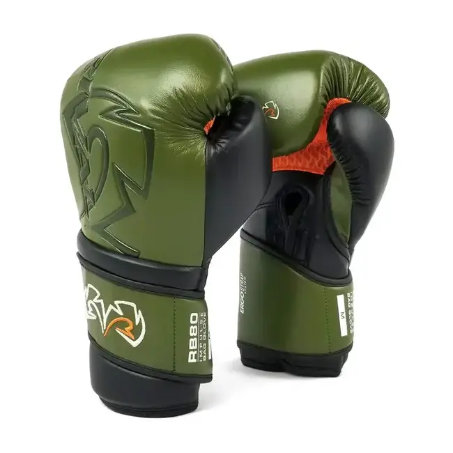 Rival Bokshandschoenen -  RS80V Impulse Sparring Gloves - Khaki/black