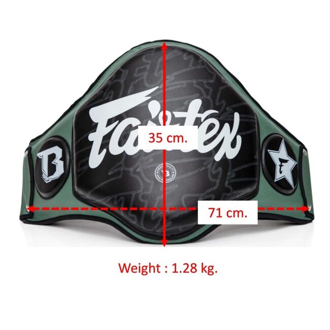 FAIRTEX FXB Belly Pad – Zwart