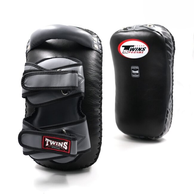 Twins Special Twins Special KPL 12 Thaipads – Zwart/Grijs – L voor boksen, kickboksen en Muay Thai