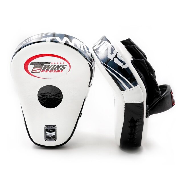 Twins Special Twins Special PML 10 Handpads – Wit voor boksen, kickboksen en Muay Thai
