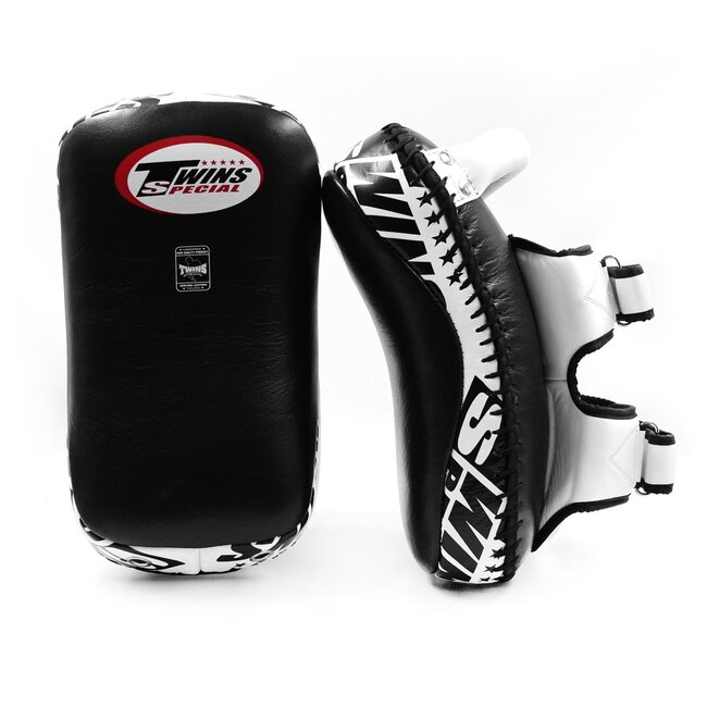 Twins Special Twins Special KPL 12 Thaipads – Zwart/Wit – M voor boksen, kickboksen en Muay Thai