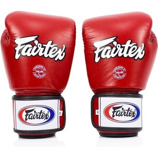 FAIRTEX Fightset Rood – BGV1 Bokshandschoenen + SP5 Scheenbeschermers + Bandages