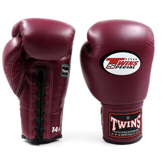 Twins Special BGLL-1 Maroon – Bokshandschoenen met Veters