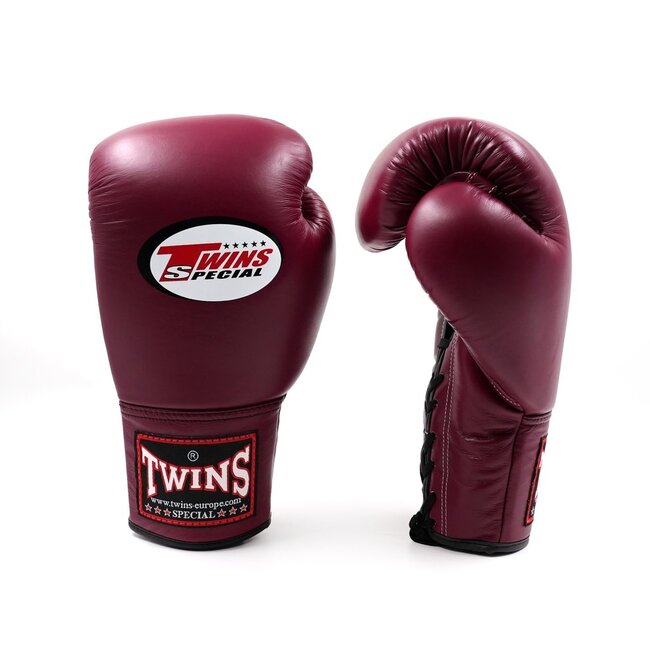 Twins Special BGLL-1 Maroon – Bokshandschoenen met Veters