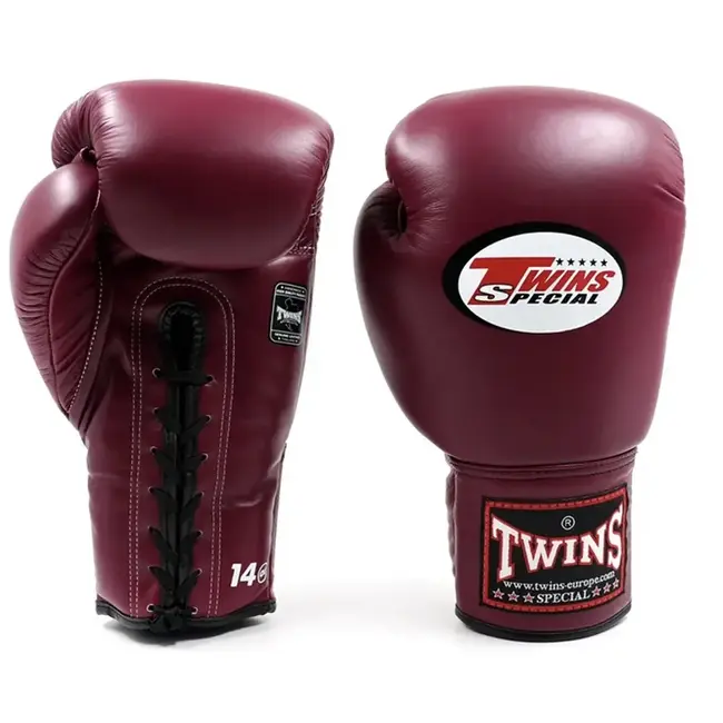 Twins Special BGLL-1 Maroon – Bokshandschoenen met Veters