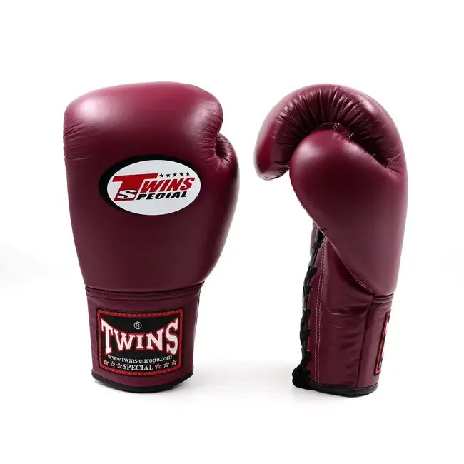 Twins Special BGLL-1 Maroon – Bokshandschoenen met Veters