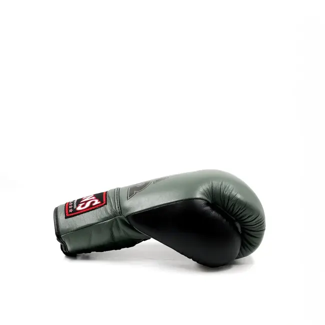 Twins Special BGLL 8 Olive/Black – Bokshandschoenen met Veters