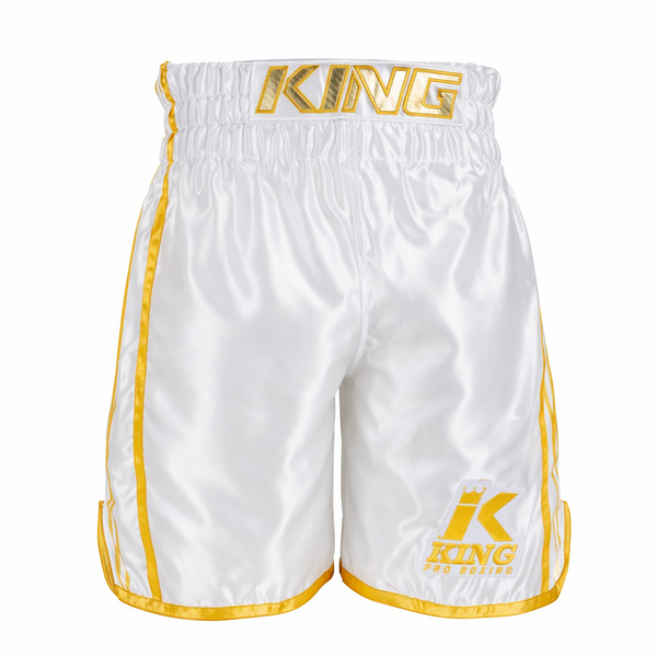 Booster Fightgear KING - short de boxe KPB XK SHORT 2 - blanc