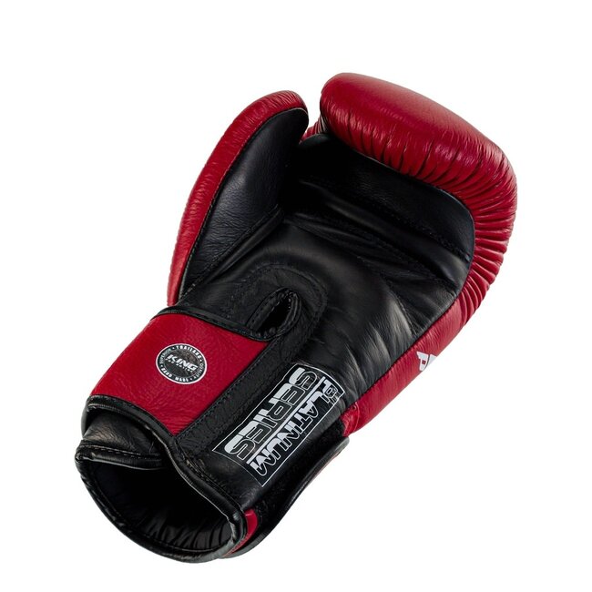 King Pro Boxing King Pro Boxing Platinum 4 Leren Bokshandschoenen – Rood/Wit