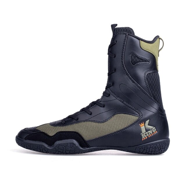 Booster Fightgear KING -KPB Apex pro 3 - Boksschoenen – ZWART/KHAKI
