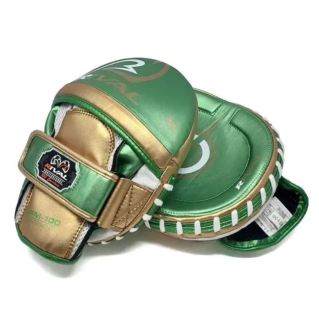Rival Rival RPM100 Professional Punch Mitts – Groen/Goud