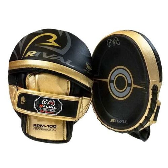 Rival Rival RPM100 Professional Punch Mitts – Zwart/Goud