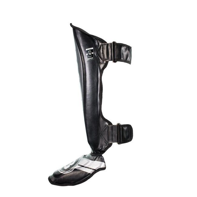 Booster Fightgear Scheenbeschermers - BSG V3 BLACK/SILVER