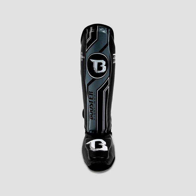 Booster Fightgear Scheenbeschermers - BSG V9 - BLACK/GREY