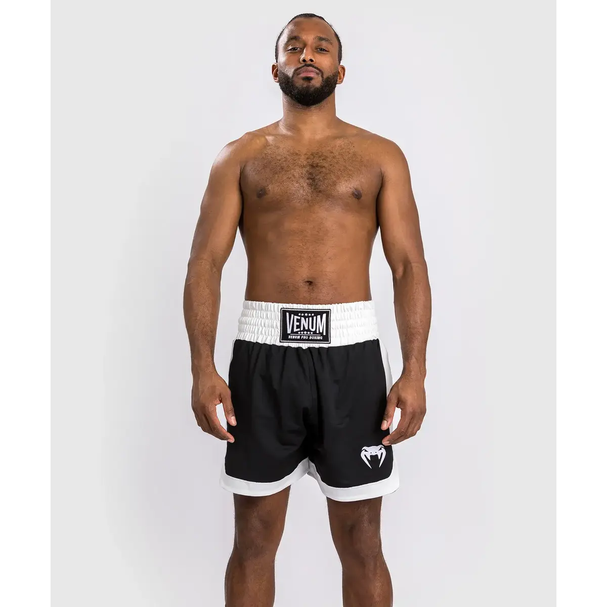 Venum Classic short de boxe - noir/blanc