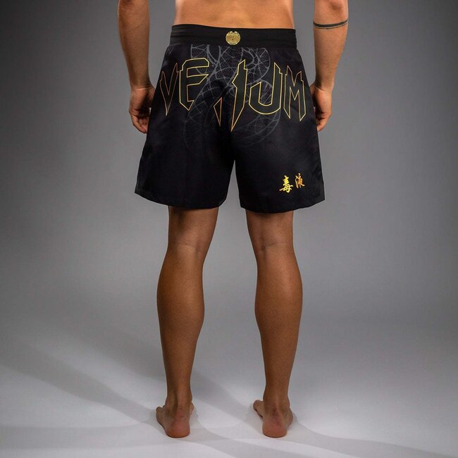 Venum Venum Serpenti Fight Shorts - Black/Silver/Gold