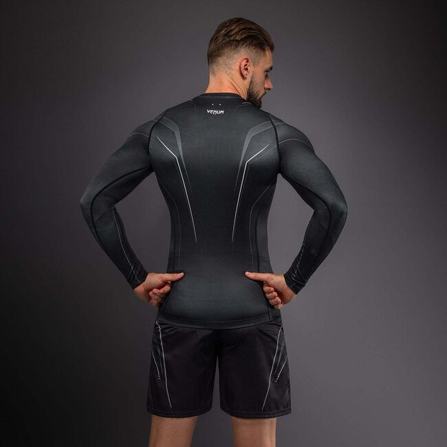 Venum Venum Streamline Long Sleeve Rashguard - Black/White