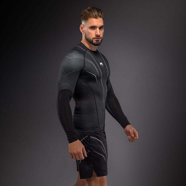 Venum Venum Streamline Long Sleeve Rashguard - Black/White