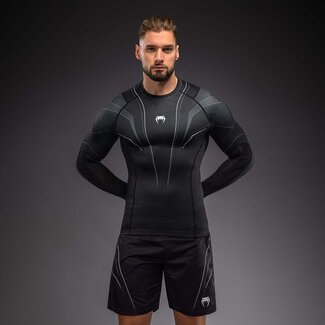 Venum Venum Streamline Long Sleeve Rashguard - Black/White