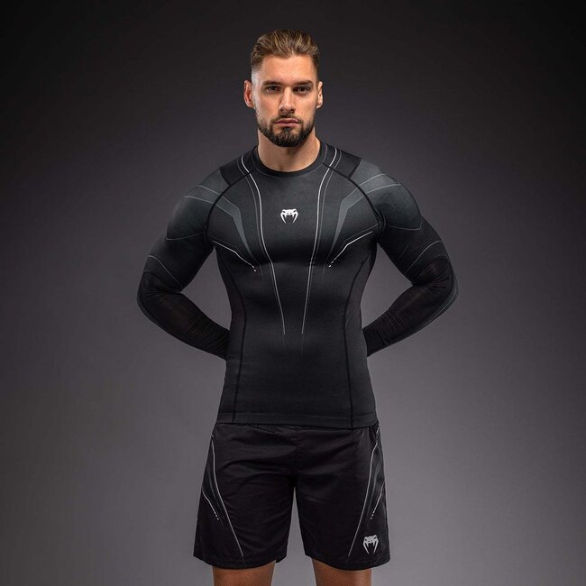 Venum Venum Streamline Long Sleeve Rashguard - Black/White