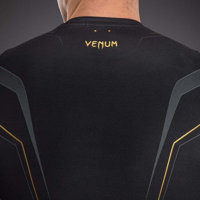 Venum Venum Streamline Short Sleeve Rashguard - Black/Gold