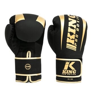 King Pro Boxing King Pro Boxing REVO 6 Bokshandschoenen – Zwart/Goud