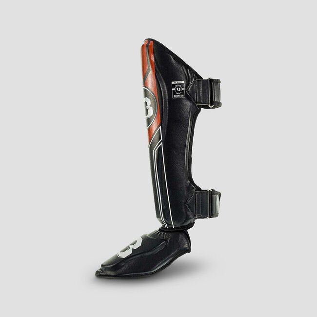 Booster Fightgear Scheenbeschermers -BSG V9 - BLACK/RED