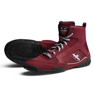 Hayabusa Pro Boksschoenen – Bordeaux/Grijs