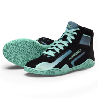 Hayabusa Hayabusa Surge Worstelschoenen – Zwart/Cyaan