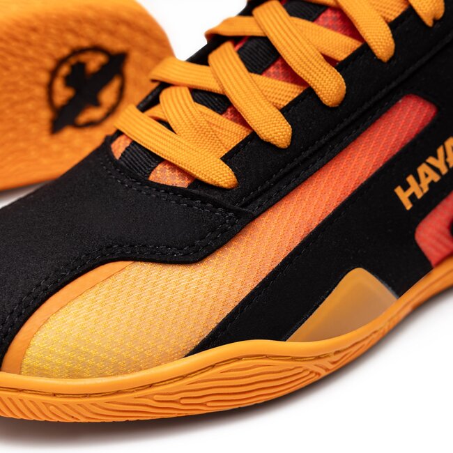 Hayabusa Hayabusa Surge Worstelschoenen – Zwart/Oranje | Grip & Ondersteuning