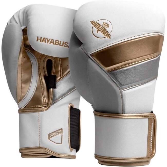 Hayabusa Bokshandschoenen - t3 - White / Gold