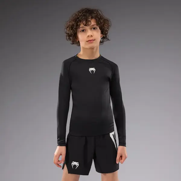 Venum Contender enfant Rashguard manches longues – noir