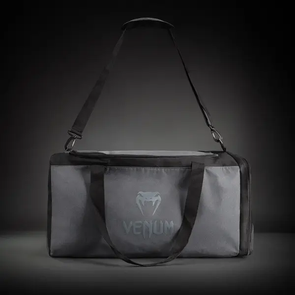 Venum Essential sac de sport – gris/noir – 61 liter