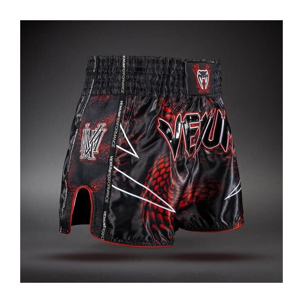 Venum Matupa short de Muay Thaï – noir/rouge/argent