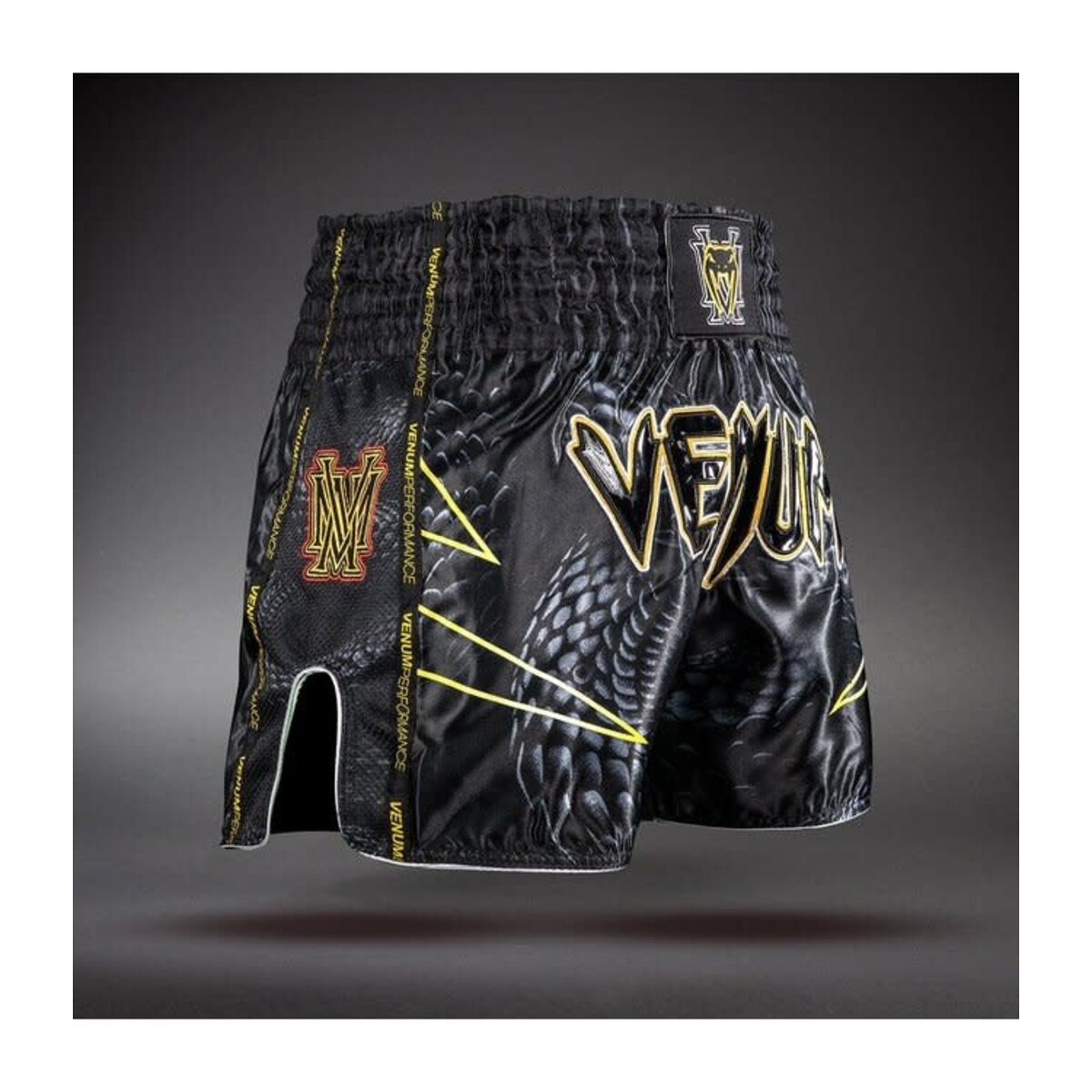 Venum Matupa short de Muay Thaï – noir/gris/or