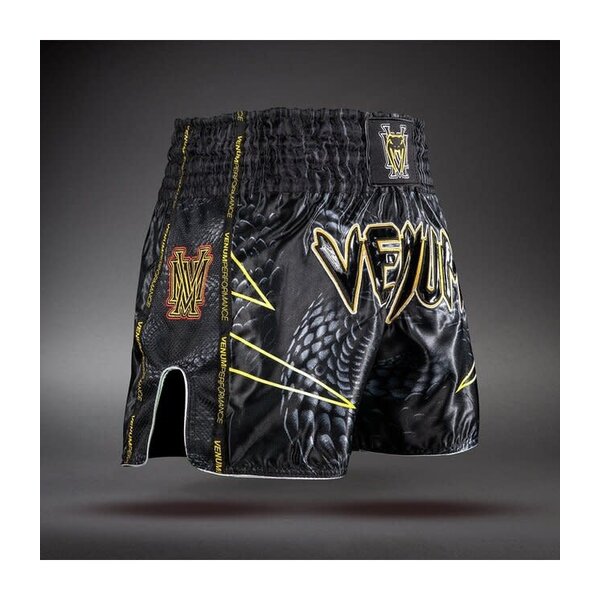 Venum Matupa short de Muay Thaï – noir/gris/or