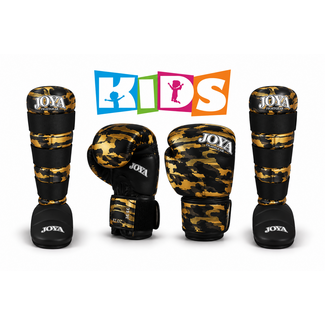 JOYA Camo V2 Kickboksset voor Kids – Goud/Zwart