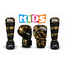 JOYA Camo V2 Kickboksset voor Kinderen – Bokshandschoenen en Scheenbeschermers – Goud/Zwart