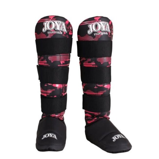 JOYA Camo V2 Kickboksset voor Kinderen – Bokshandschoenen en Scheenbeschermers – Roze