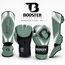 Booster Fightgear Booster Bangkok Kickboksset voor Volwassenen – Bokshandschoenen en Scheenbeschermers – Groen/Zilver