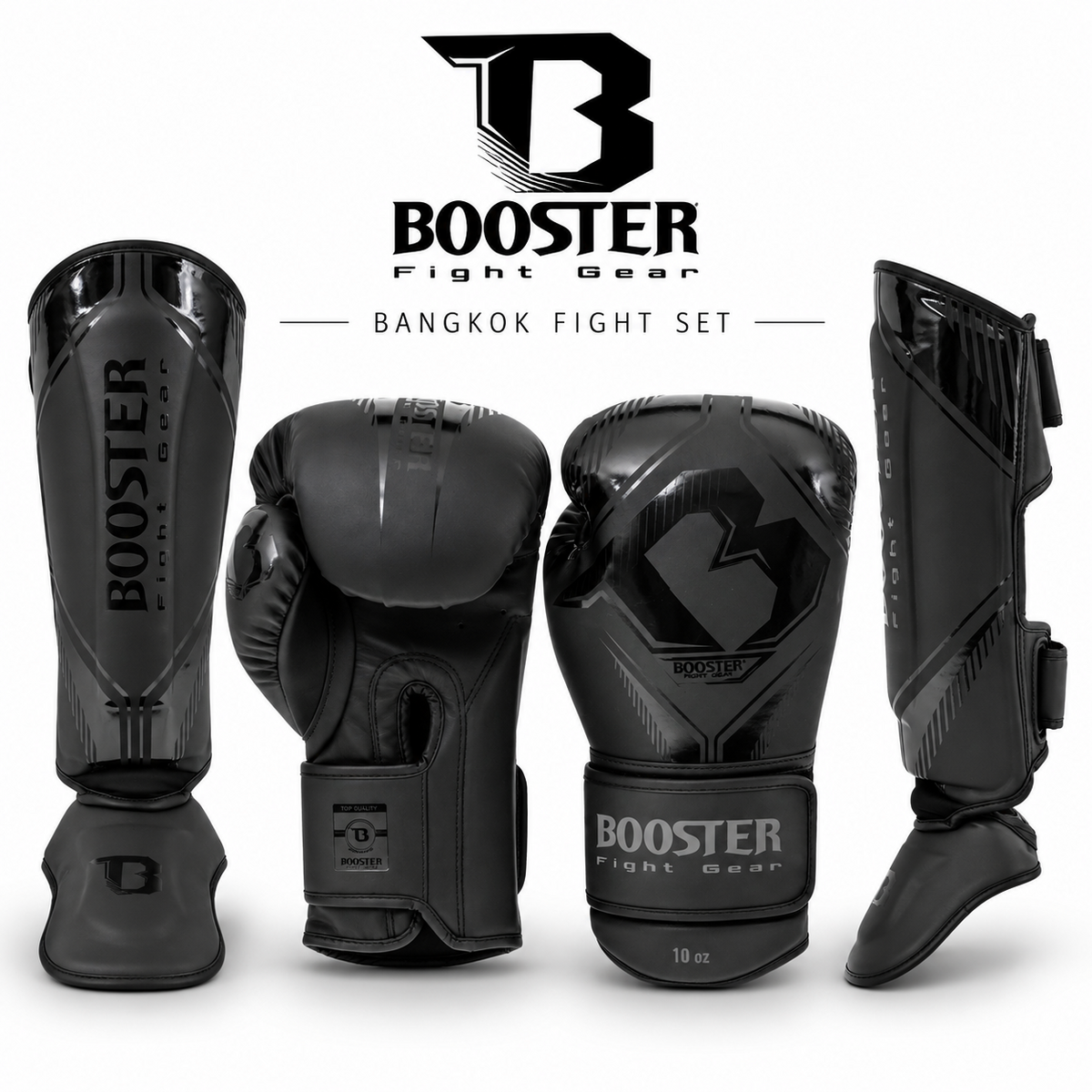 Booster Fightgear Bangkok pack de kick-boxing pour adulte – noir