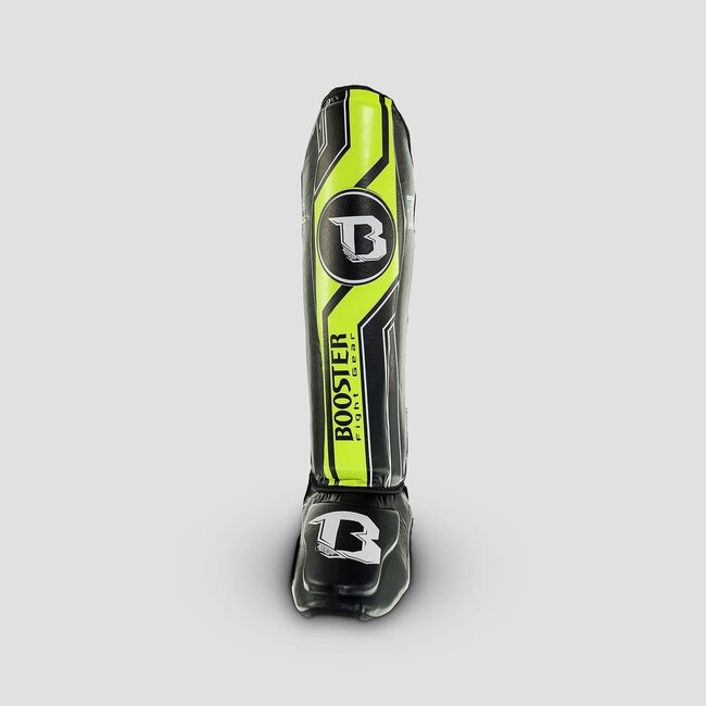 Booster Fightgear V9 Kickboksset Zwart/Geel – Bokshandschoenen & Scheenbeschermers