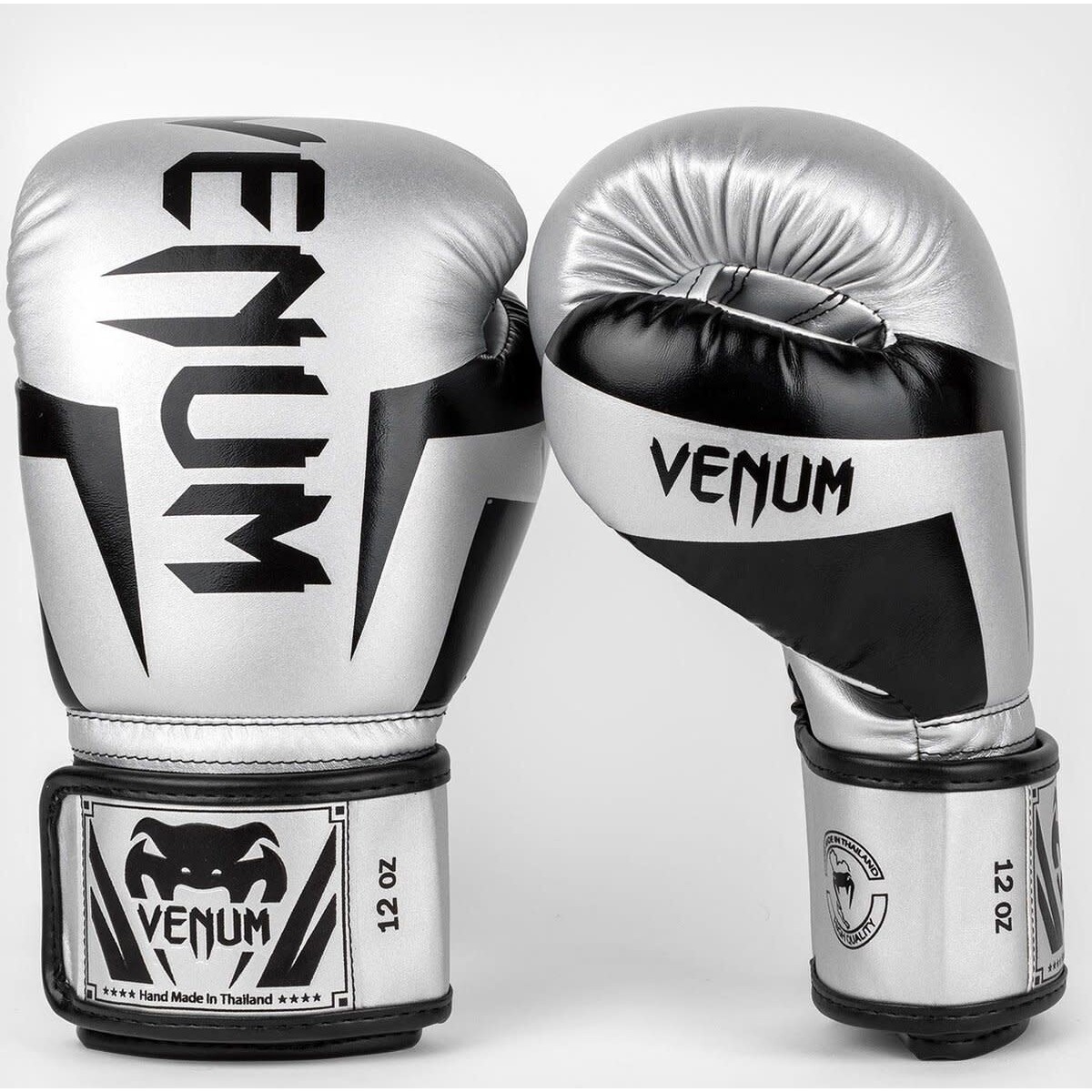 Venum Elite gants de boxe – argent/noir