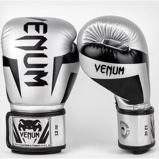Venum Elite Bokshandschoenen – Zilver/Zwart
