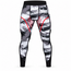 Venum Electron 3.0 Compressiebroek – Grijs/Rood – MMA & BJJ Spats