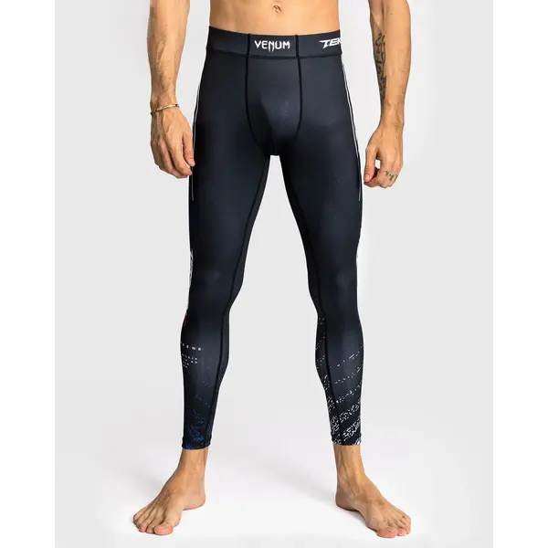 Venum X TEKKEN 8 - pantalon de compression - Jin Kazama Spats - bleu/noir/blanc