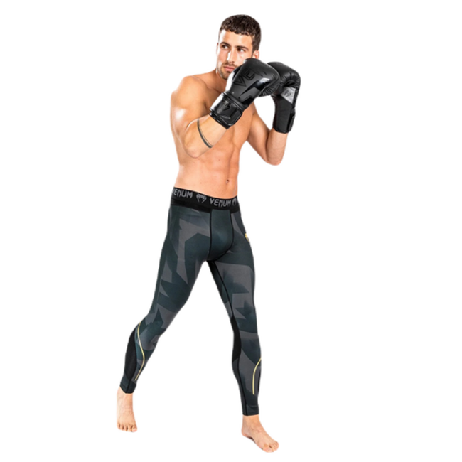 Venum VENUM - COMPRESSIE BROEK -  Razor- ZWART/GOUD