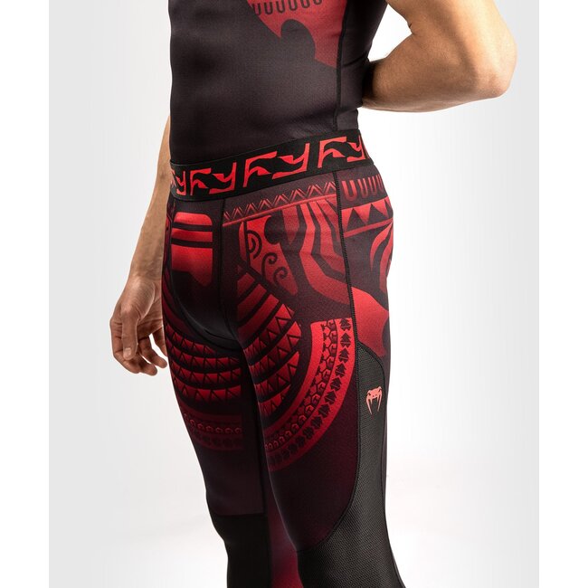 Venum Nakahi Compressiebroek voor MMA & BJJ – Zwart/Rood