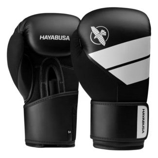 Hayabusa S4 Bokshandschoenen – Zwart/Wit